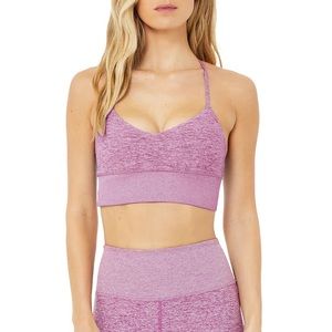 Worn * ONCE* Alo Soft Lavish Bra Pink